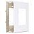 PLACA MARGIRIUS SLEEK 4X2 3 MÓDULO C/S PA016023 BRANCO 673196 - Imagem 7