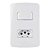 CONJUNTO MARGIRIUS B3 COM PLACA 4X2 1 SIMPLES 1 TOMADA 20A PA019474 BRANCO 672874 - Imagem 4