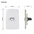 CONJUNTO MARGIRIUS B3 COM PLACA 4X2 1 TOMADA 2P+T 10A PA019481 BRANCO 672831 - Imagem 3