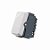 CONJUNTO MARGIRIUS B3 MÓDULO INTERUPTOR INTERMEDIARIO PA019402 BRANCO 672980 - Imagem 1