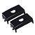 CONJUNTO MARGIRIUS SLEEK MÓDULO FURO C/2 PA016542 EBONY/PRETO 675520 - Imagem 4