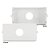 CONJUNTO MARGIRIUS SLEEK MÓDULO INTERUPTOR PARALELO.DUPLO PA017840 BRANCO 673293 - Imagem 8