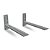 SUPORTE MICROONDAS BRASFORMA SBR3,7 PRATA 419150 - Imagem 1