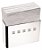 PORTA GUARDANAPO GRANDE MAKINOX 6053 334910 - Imagem 1