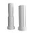 PÉ PARA ÁRMARIO GABINETE MÓVEIS P&J 170/210MM BRANCO 5155LB 407992 - Imagem 3