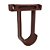 SUPORTE P&J CABIDE PLASTICO U MARROM C/2 442569 - Imagem 1