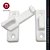 TRINCO P&J PORTA SANFONADO BRANCO C/1 PVC S/PARAFUSO 423807 - Imagem 5