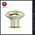 PUXADOR P&J OVAL VILLAGE GRANDE DOURADO 7300GD C/2 415782 - Imagem 6