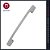 PUXADOR P&J COPENHEGUE 7297F 256 ALUF C/2 557765 - Imagem 2