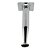 PÉ PARA ÁRMARIO GABINETE MÓVEIS P&J 150MM METAL CROMADO CONICO C/1 442500 - Imagem 1