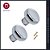 PUXADOR P&J RELAX 1FURO CROMADO 7337C C/2 442682 - Imagem 1