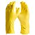 LUVA MAO BORRACHA SANRO LIGHT AMARELO GRANDE-580295 - Imagem 1