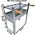CHURRASQUEIRA BENO GALVANIZADA DESMONTÁVEL GRANDE 1003 A70XL51XC30,5CM 771660 - Imagem 2
