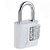 CADEADO STAM 25MM SEGREDO BRANCO 90503 311537 - Imagem 6