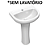 COLUNA PARA LAVATÓRIO LUNA/LIKE BRANCO CN-M LORENZETTI LOUÇAS 557803 - Imagem 2