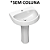 LAVATÓRIO LIKE BRANCO LC-78 LORENZETTI LOUÇAS 557722 - Imagem 2