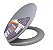 ASSENTO DUDA OVAL FLEX CINZA ESCURO 159400 550205 - Imagem 1