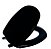 ASSENTO DUDA RETANGULAR ASPEN ALMOFADADO PRETO 710800 755176 - Imagem 1