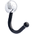 CABIDE SIMPLES DUDA MONACO PRETO/CROMADO 26800 842940 - Imagem 1