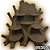3D DECO PRATELEIRA ARVORE 20CM MARROM 893692 - Imagem 2