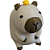 3D DECORAÇÃO CAPIVARA 5CM C/ LARANJA 893587 - Imagem 1