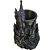 3D PORTA CANETA CASTELO 10CM PRETO 893579 - Imagem 1