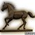 3D DECORAÇÃO CAVALO 10CM MARROM 893994 - Imagem 2