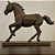 3D DECORAÇÃO CAVALO 10CM MARROM 893994 - Imagem 2