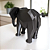 DECORAÇÃO ELEFANTE 20X25CM PRETO LIENAMIYA IMPRESSO EM 3D 894010 - Imagem 5