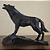 3D DECORAÇÃO LOBO 10CM PRETO 894001 - Imagem 2