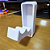 GANCHO RETRÁTIL DUPLO BRANCO 10X3,5X2,8CM COM ADESIVO LIENAMIYA IMPRESSO EM 3D 897434 - Imagem 3