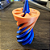 SENSORIAL ESPIRAL 8CM AZUL LARANJA LIENAMIYA IMPRESSO EM 3D 897442 - Imagem 5