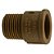 ADAPTADOR MARROM CURTO 1/2 0330 KRONA 461989 - Imagem 1