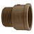 ADAPTADOR MARROM CURTO 11/2 0336 KRONA 462896 - Imagem 1