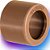 BUCHA MARROM CURTA 11/2X11/4 363 KRONA 462128 - Imagem 2