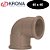 COTOVELO MARROM 11/4X90 0427 KRONA 462586 - Imagem 1