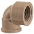 COTOVELO MARROM 3/4 COM ROSCA 0484 KRONA 458759 - Imagem 1