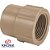 LUVA MARROM 11/4 COM ROSCA 491 KRONA 458813 - Imagem 1