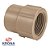 LUVA MARROM 3/4 COM ROSCA 0488 KRONA 458783 - Imagem 1