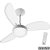 VENTILADOR DE TETO COM LED 3 PÁS BRANCO BIVOLT 54-3309 VENTIDELTA 899690 - Imagem 1