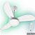 VENTILADOR DE TETO COM LED 3 PÁS BRANCO BIVOLT 54-3309 VENTIDELTA 899690 - Imagem 2