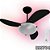 VENTILADOR DE TETO SPACE 3 PÁS PRETO BIVOLT 54-3312 VENTIDELTA 899704 - Imagem 2