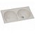 TANQUE DUPLO 100X51 N1 TRAVERTINO 500114 AJ RORATO 140759 - Imagem 1