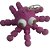 CHAVEIRO POLVO 8CM ROXO CORRENTE PRATA LIENAMIYA IMPRESSO EM 3D 903574 - Imagem 1