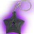 CHAVEIRO ESTRELA SENSORIAL 4CM PRETO CORRENTE PRATA LIENAMIYA IMPRESSO EM 3D 903540 - Imagem 2