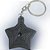 CHAVEIRO ESTRELA SENSORIAL 4CM PRETO CORRENTE PRATA LIENAMIYA IMPRESSO EM 3D 903540 - Imagem 3