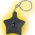 CHAVEIRO ESTRELA SENSORIAL 4CM PRETO CORRENTE PRATA LIENAMIYA IMPRESSO EM 3D 903540 - Imagem 4