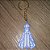 CHAVEIRO APARECIDA 6CM AZUL ESCURO CORRENTE OURO LIENAMIYA IMPRESSO EM 3D 903515 - Imagem 3