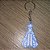 CHAVEIRO APARECIDA 6CM AZUL ESCURO CORRENTE PRATA LIENAMIYA IMPRESSO EM 3D 903507 - Imagem 3