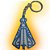 CHAVEIRO APARECIDA 6CM AZUL ESCURO CORRENTE PRATA LIENAMIYA IMPRESSO EM 3D 903507 - Imagem 4
